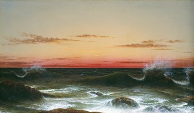 Paysage marin : Coucher de soleil - Martin Johnson Heade